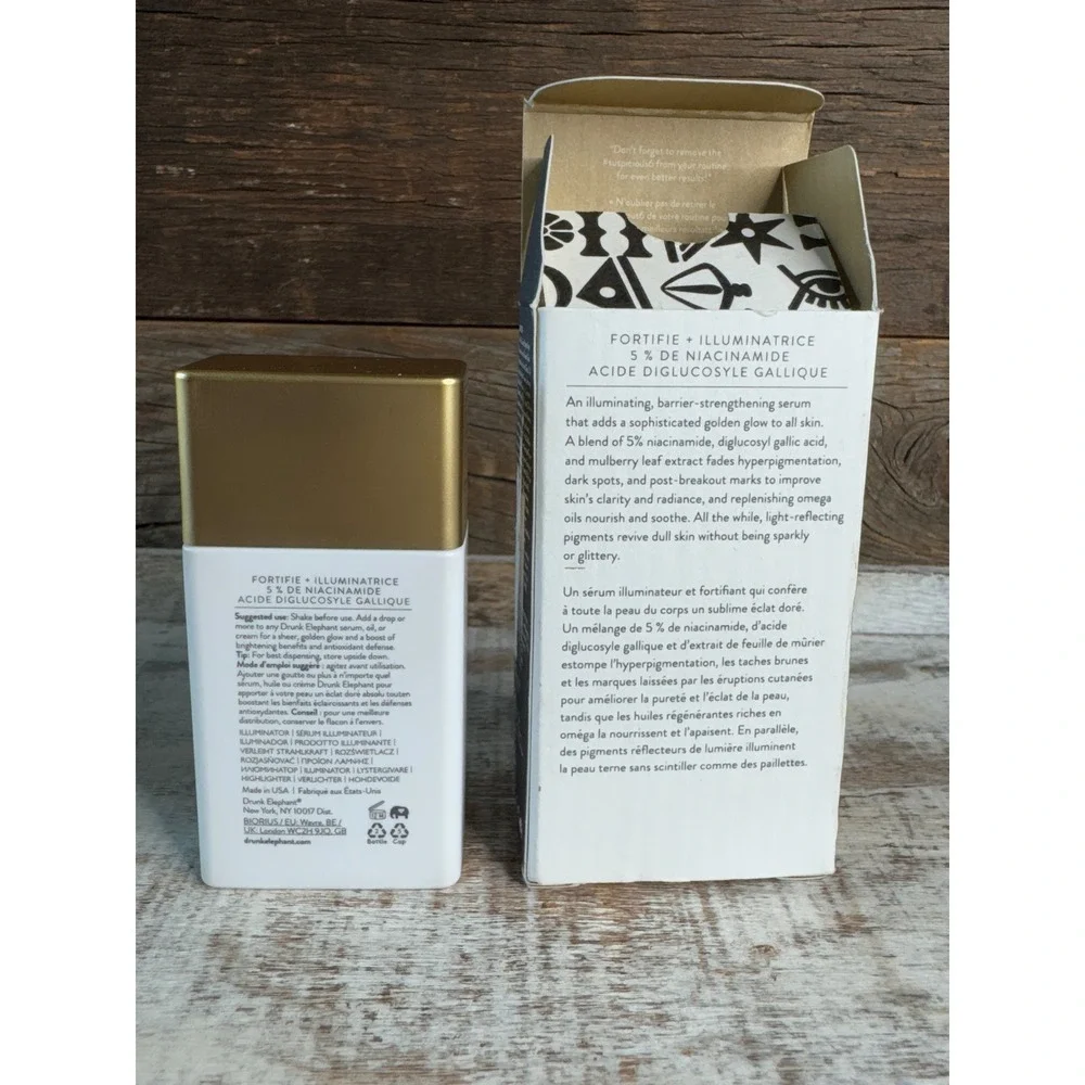 Drunk Elephant B Goldi Bright Drops Niacinamide 30ml 1oz NIB MSRP $38